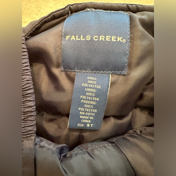 Falls Creek Snow Bibs, size 5T. Navy. In excellent condition. - Picture 3 of 6